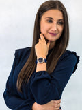 Buy Shop Guess Cosmo Diamonds Blue Blue Dial Blue Silicone Strap Watch for Women - GW0034L4 USA Online