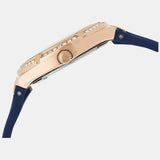 Buy Shop Guess Cosmo Diamonds Blue Blue Dial Blue Silicone Strap Watch for Women - GW0034L4 USA Online