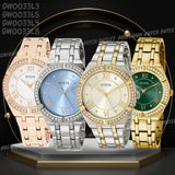 Buy Shop Guess Cosmo Diamonds Blue Dial Silver Steel Strap Watch for Women - GW0033L5 USA Online