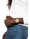 Buy Shop Guess Cosmo Diamonds Gold Dial Black Rubber Strap Watch for Women - GW0034L1 USA Online
