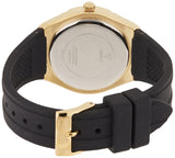 Buy Shop Guess Cosmo Diamonds Gold Dial Black Rubber Strap Watch for Women - GW0034L1 USA Online