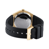 Buy Shop Guess Cosmo Diamonds Gold Dial Black Rubber Strap Watch for Women - GW0034L1 USA Online