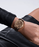 Buy Shop Guess Cosmo Diamonds Gold Dial Gold Steel Strap Watch For Women - GW0033L2 USA Online