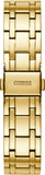 Buy Shop Guess Cosmo Diamonds Gold Dial Gold Steel Strap Watch For Women - GW0033L2 USA Online
