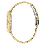 Buy Shop Guess Cosmo Diamonds Gold Dial Gold Steel Strap Watch For Women - GW0033L2 USA Online