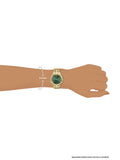 Buy Shop Guess Cosmo Diamonds Green Dial Gold Steel Strap Watch for Women - GW0033L8 USA Online