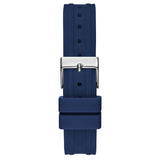 Buy Shop Guess Cosmo Diamonds Silver Dial Blue Rubber Strap Watch for Women - GW0034L5 USA Online