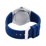 Buy Shop Guess Cosmo Diamonds Silver Dial Blue Rubber Strap Watch for Women - GW0034L5 USA Online