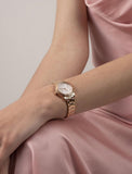 Buy Shop Guess Cosmo Diamonds Silver Dial Rose Gold Steel Strap Watch For Women - GW0033L3 USA Online