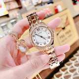 Buy Shop Guess Cosmo Diamonds Silver Dial Rose Gold Steel Strap Watch For Women - GW0033L3 USA Online