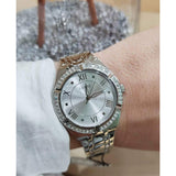 Buy Shop Guess Cosmo Diamonds Silver Dial Silver Steel Strap Watch For Women - GW0033L1 USA Online