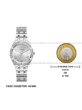 Buy Shop Guess Cosmo Diamonds Silver Dial Silver Steel Strap Watch For Women - GW0033L1 USA Online