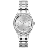 Buy Shop Guess Cosmo Diamonds Silver Dial Silver Steel Strap Watch For Women - GW0033L1 USA Online
