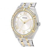 Buy Shop Guess Cosmo Diamonds Silver Dial Two Tone Steel Strap Watch for Women - GW0033L4 USA Online