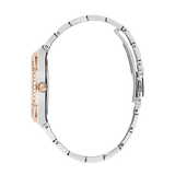 Buy Shop Guess Cosmo Quartz Silver Dial Two Tone Steel Strap Watch For Women - GW0033L9 USA Online