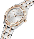 Buy Shop Guess Cosmo Quartz Silver Dial Two Tone Steel Strap Watch For Women - GW0033L9 USA Online