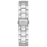 Buy Shop Guess Crown Jewel Diamonds Blue Dial Silver Steel Strap Watch for Women - GW0410L1 USA Online
