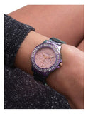 Buy Shop Guess Crown Jewel Diamonds Purple Dial Purple Steel Strap Watch for Women - GW0410L4 USA Online