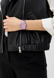 Buy Shop Guess Crown Jewel Diamonds Purple Dial Purple Steel Strap Watch for Women - GW0410L4 USA Online
