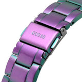 Buy Shop Guess Crown Jewel Diamonds Purple Dial Purple Steel Strap Watch for Women - GW0410L4 USA Online