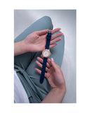 Buy Shop Guess Crown Jewel Diamonds White Dial Blue Rubber Strap Watch for Women - GW0411L2 USA Online