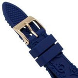 Buy Shop Guess Crown Jewel Diamonds White Dial Blue Rubber Strap Watch for Women - GW0411L2 USA Online