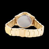 Buy Shop Guess Crown Jewel Diamonds White Dial Gold Steel Strap Watch for Women - GW0410L2 USA Online