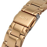 Buy Shop Guess Crown Jewel Multifunction Diamonds White Dial Rose Gold Steel Strap Watch For Women - GW0410L3 USA Online