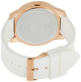 Buy Shop Guess Crush Crystals Gold Dial White Rubber Strap Watch for Women - W1223L3 USA Online