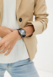 Buy Shop Guess Crush Crystals Silver Dial Black Rubber Strap Watch for Women - W1223L4 USA Online