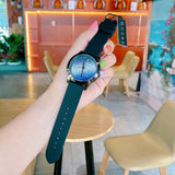 Buy Shop Guess Crush Crystals Silver Dial Black Rubber Strap Watch for Women - W1223L4 USA Online