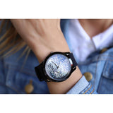 Buy Shop Guess Crush Crystals Silver Dial Black Rubber Strap Watch for Women - W1223L4 USA Online