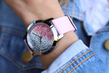 Buy Shop Guess Crush Crystals Silver Dial Pink Rubber Strap Watch for Women - W1223L1 USA Online
