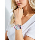 Buy Shop Guess Crush Crystals Silver Dial Pink Rubber Strap Watch for Women - W1223L1 USA Online