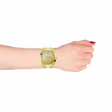 Buy Shop Guess Crush Gold Dial Gold Steel Strap Watch For Women - GW0020L2 USA Online