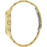 Buy Shop Guess Crush Gold Dial Gold Steel Strap Watch For Women - GW0020L2 USA Online