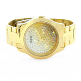 Buy Shop Guess Crush Gold Dial Gold Steel Strap Watch For Women - GW0020L2 USA Online
