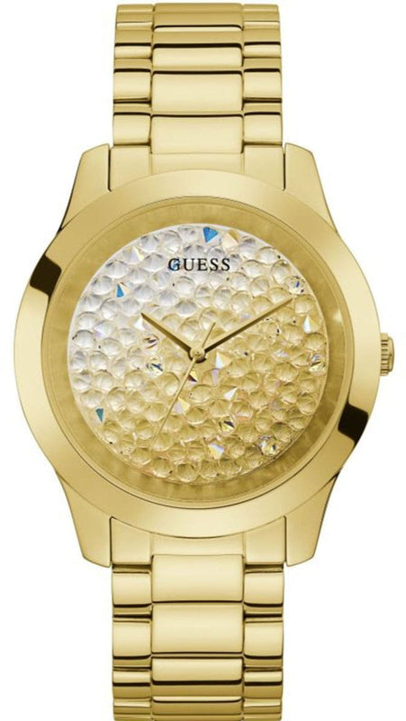 Buy Shop Guess Crush Gold Dial Gold Steel Strap Watch For Women - GW0020L2 USA Online
