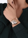 Buy Shop Guess Crush Rose Gold Dial Rose Gold Steel Strap Watch For Women - GW0020L3 USA Online