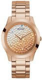 Buy Shop Guess Crush Rose Gold Dial Rose Gold Steel Strap Watch For Women - GW0020L3 USA Online