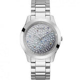 Buy Shop Guess Crush Silver Dial Silver Steel Strap Watch For Women - GW0020L1 USA Online