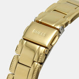 Buy Shop Guess Crystal Clear Analog Gold Dial Gold Steel Strap Watch for Women - GW0470L2 USA Online