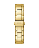 Buy Shop Guess Crystal Clear Analog Gold Dial Gold Steel Strap Watch for Women - GW0470L2 USA Online