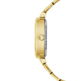 Buy Shop Guess Crystal Clear Analog Gold Dial Gold Steel Strap Watch for Women - GW0470L2 USA Online