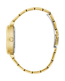 Buy Shop Guess Crystal Clear Analog Gold Dial Gold Steel Strap Watch for Women - GW0470L2 USA Online