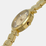 Buy Shop Guess Crystal Clear Analog Gold Dial Gold Steel Strap Watch for Women - GW0470L2 USA Online