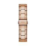 Buy Shop Guess Crystal Clear Rose Gold Dial Rose Gold Steel Strap Watch for Women - GW0470L3 USA Online