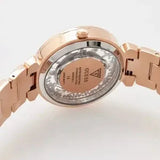 Buy Shop Guess Crystal Clear Rose Gold Dial Rose Gold Steel Strap Watch for Women - GW0470L3 USA Online