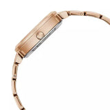 Buy Shop Guess Crystal Clear Rose Gold Dial Rose Gold Steel Strap Watch for Women - GW0470L3 USA Online