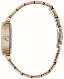 Buy Shop Guess Crystal Clear Rose Gold Dial Rose Gold Steel Strap Watch for Women - GW0470L3 USA Online
